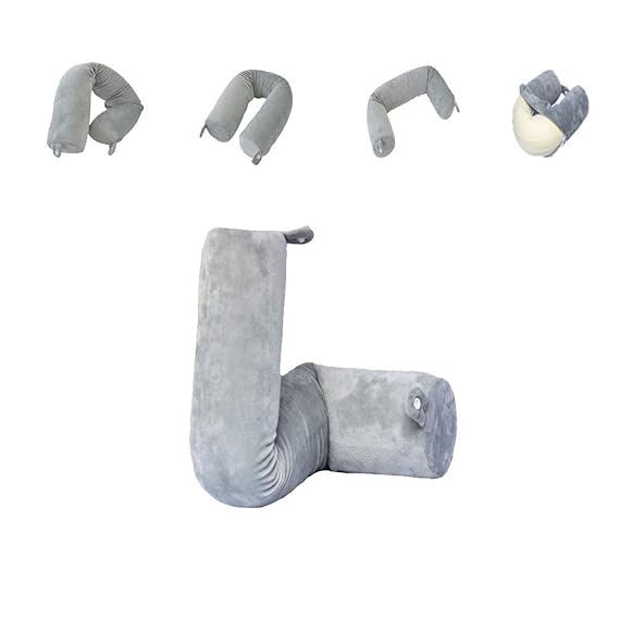 Praveller - Reisekissen/Camping Kissen/Flugzeug Kissen– Luxuriöses, Flexibles, waschbares und universell einsetzbares Memory-