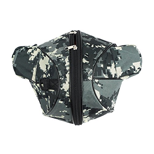 FoRapid Size 7/29.5" Basketball Bag Soccer Ball Football Volleyball Softball NBA Basketball Bag Holder Carrier+Adjustable Shoulder Strap 2 Mesh Pockets f/ Water Bottle Towel Sports Shoes-Camo (Camo)
