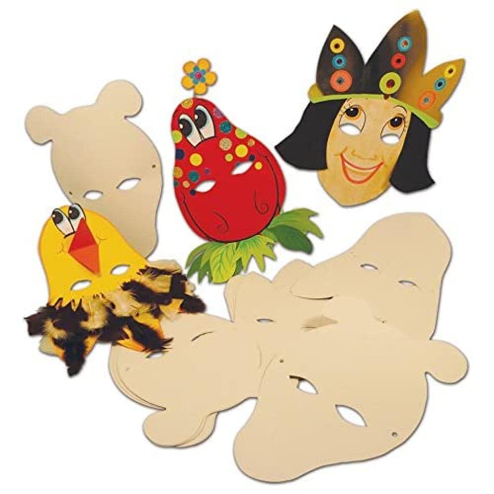 Springboard Mask Making Craft Activity Pack (Pack of 30)