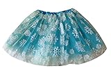 Rush Dance Ballerina Girls Dress-Up Princess Fairy Costume Recital Tutu (Kids 3-8 Years, Snowflake (Elsa))