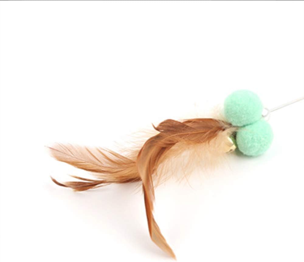 cat toy stick with ball