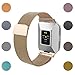 Fitbit Ionic Milanese Band,Hagibis Milanese Loop Mesh Stainless Steel Bracelet Strap Replacement Wristband with Magnet Lock for Fitbit Ionic Smart Fitness Watch