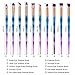 Eye Brush Set Unicorn,Molie Eyeliner Eyeshadow Blending Brush Makeup Tools Cosmetic Brushes Kit 10 PCS