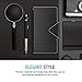 Maxboost Galaxy S10 Plus Case mWallet Series Designed for Samsung Galaxy S10 Plus [Stand Feature] [PowerShare Friendly] Galaxy S10+ Case Card Wallet (Black) w/Card Slot Side Pocket Magnetic Closure