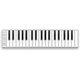 ESI Xkey 37 Ultra-Thin MIDI Controller Keyboard, Apple-Style Aluminum Body, Polyphonic Aftertouch, Ultra-Low Latency, 37 Full-Size Smart Velocity-Sensitive Keys, USB-C Plug &amp; Play(Includes Xcable)