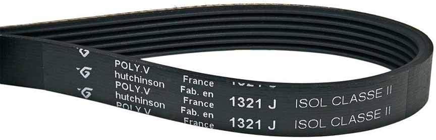Hutchinson Poly V Drive Belt For Miele 1321 J5 Washing Machine 1321j5 Amazon De Large Appliances