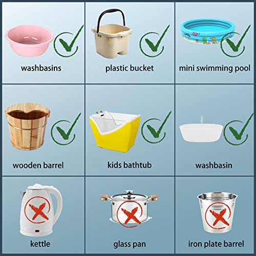 2000W Immersion Water Heater Portable Water Heater With 304 StainlessSteel Guard Water Heater