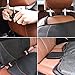 Ylife Car Seat Protector + Kick Mat Auto Seat Back Protector, Thicker Padding XL Size Car Seat Cover Pad, Waterproof Seat Guardian Kick Protector with Organizer Pockets