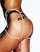 Sexy beach bikini diamond waist chain body chain
