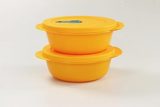 Tupperware Microondas crystalwave (2) 600 ml Bowl Naranja ...