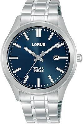 Herren Uhr Quarz mit Edelstahlgehäuse