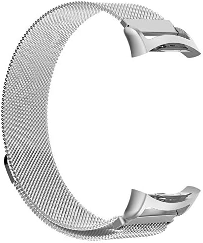 vimbhzlvigour Watch Band,Stainless Steel Magnetic Watch Strap Band for Samsung Gear Fit2 R360/Pro R365 -