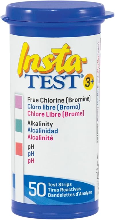 LaMotte Insta-Test 3 Plus 4-Way Pool & Spa Test Strips 0-10 Free Chlorine