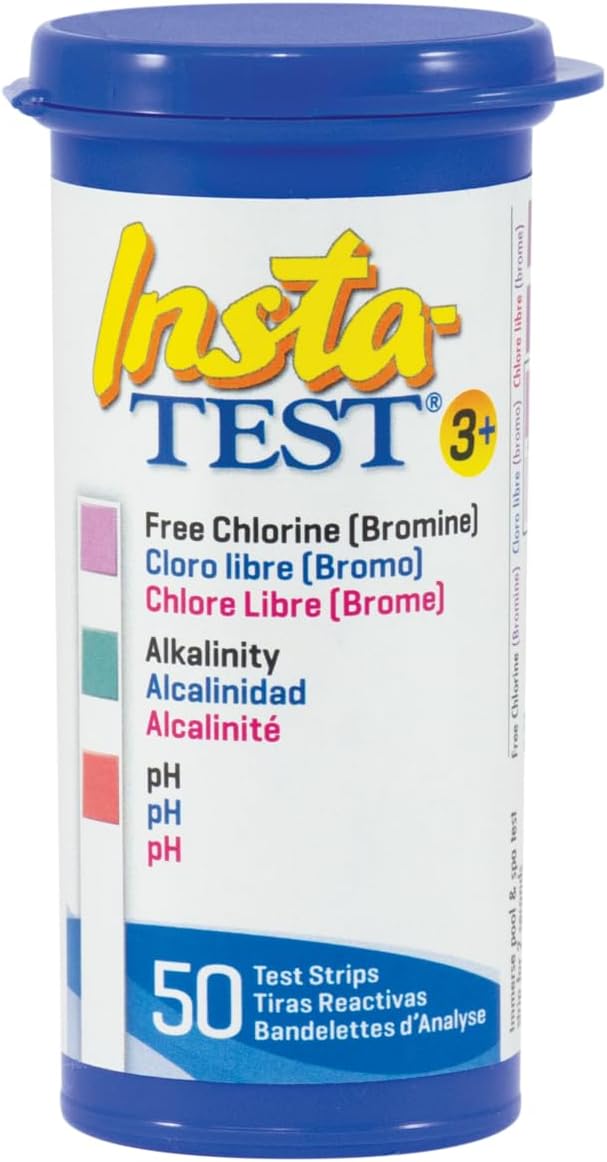 LaMotte Insta-Test 3 Plus 4-Way Pool & Spa Test Strips 0-10 Free Chlorine