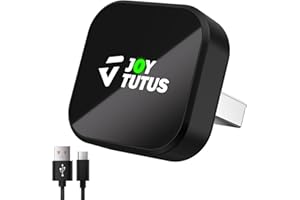 JOYTUTU Wireless CarPlay Adapter, 3 in 1 Wired to Wireless for iPhone CarPlay & Android Auto, Adapter Compatible with USB C &