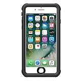 SPARIN iPhone 7 Waterproof Case, Dust Proof, Snow Proof, Shock Proof Case with Available Buttons, Available Touch ID, Rugged Protection and Clear Sound for iPhone 7(4.7 inch) -Black