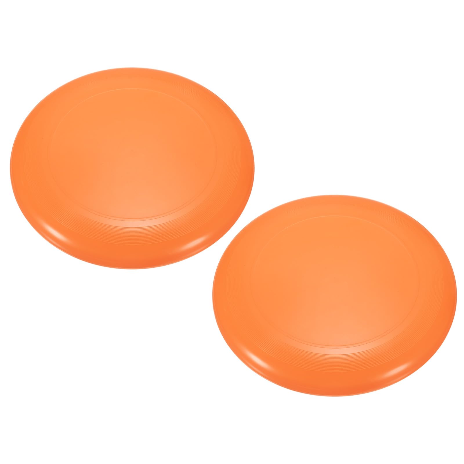 PATIKIL Flying Disc 10.8 Inch 175 Gram, 2 Pack Ultimate Competition Discs Sport Training Disk for Backyard Lawn Beach Outdoor Park, Orange
