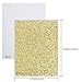 Caydo 9 Colors Accessories Super Shiny Chunky Glitter Stereoscopic Sequins Faux Leather Sheets Canvas Back for Craft DIY, Hair Clips Making, Earrings Making 12.6 x 8.6 Inch (32 x 22 cm)