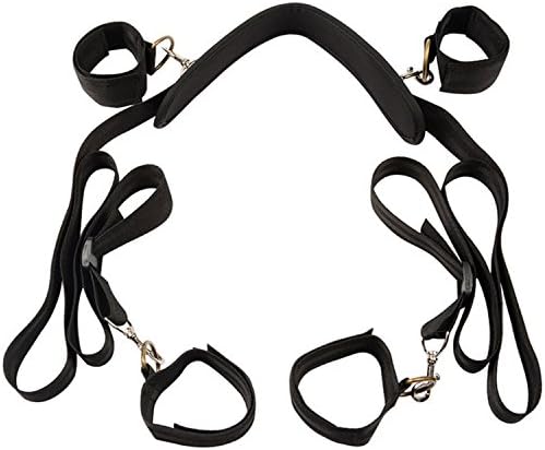 Restraints Bundled Props On The Bed For Couples Adjustable Fits All Comfort Neck Straps And Portable Compact Bundled Straps