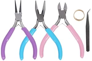 3Pcs Jewelry Pliers, Needle Nose Pliers for Jewelry Making, Craft Pliers, Jewelry Pliers Set for Jewelry Making, Jewelry Tool