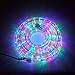 LED Rope Light Outdoor - Plug in (120V), 287 Multicolor Lights, 24 Ft Length, Connectable, Dimmable, 1/2 Inch Tube, Heavy Duty, Waterproof, for Exterior Lighting and Patio Decor