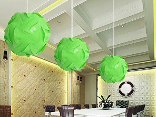 Moonnot IQ Jigsaw Puzzle Lampshade Innovative DIY Lightshade 25cm Green