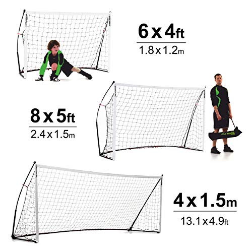 QUICKPLAY Kickster Academy Soccer Goal 6x4' The Original Ultra