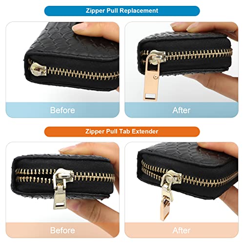 Zipper Pull Replacement, 12 Pieces Detachable Zipper Pull, 3 Sizes