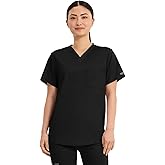 Cherokee Scrub Top for Women & Men, V-Neck Tuckable Medical Shirt with 1 Chest Pocket & ID Loop - WW625
