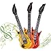 NUOLUX 12pccs Inflatable Toy Inflatable Guitar Saxophone Microphone for Party Bags (Random Color)