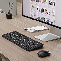 Amazon Basics 2.4GHz Wireless Keyboard and Mouse