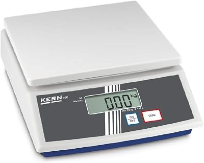 KERN Bench Scale 3000g Max, 1g Readability, Compact Letter Parcel Weighing