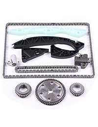 ECCPP TK10870 - Kit de cadena de sincronización tensor guía de carril, piñón de piñón de manivela para Kia Rondo Optima 2,4 l L4 Dohc código Eng G4 Kc 07 10