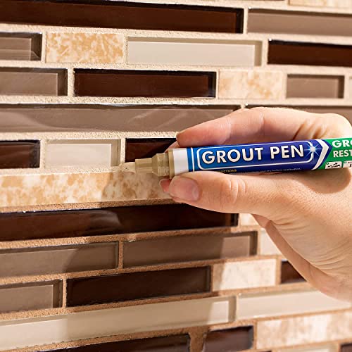 Grout Pen Beige Tile Paint Marker Waterproof Grout Paint, Tile Grout