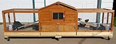 pawhut 122 rabbit hutch