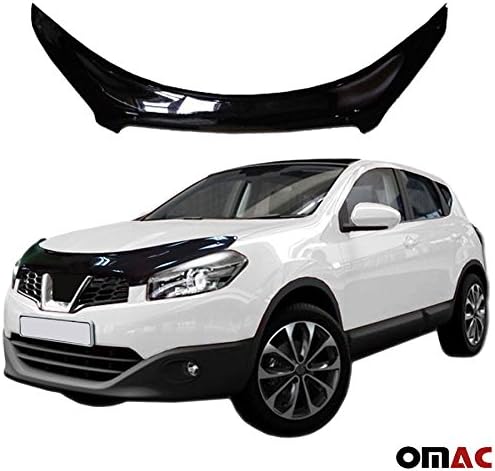 Engine hood deflector insect and stone impact protection Nissan Qashqai 2010-2014
