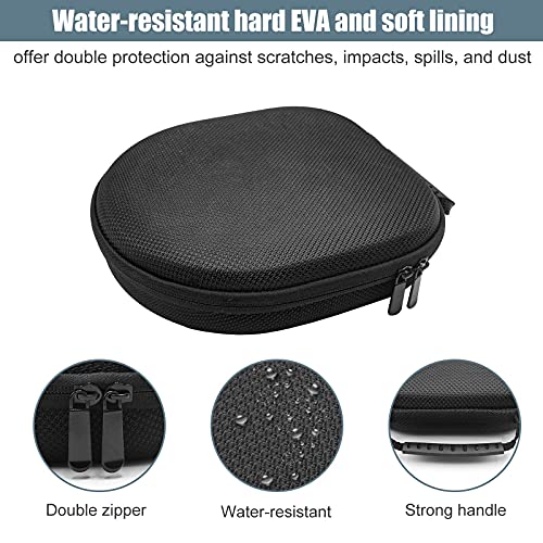 ProCase Hard Case for Sony WH1000XM5/ WH1000XM4/ WHXB910N/ WHCH710N/ WH-CH720N/ WHXB900N/ Bose 700/ QC35 II Wireless Noise Cancelling Headphones, Travel Carrying Bag with 2 Dust Covers -Black