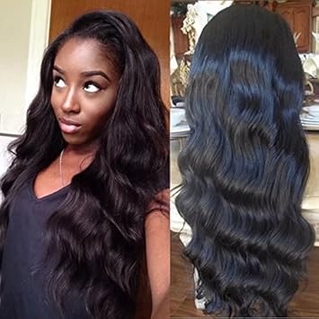 Amazon Com Deep Wave Full Lace Wig Brazilian Virgin Hair Human