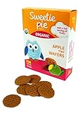 Sweetie Pie Organics Tiny Wafers Snack for Toddler & Baby, Apple, 1.06 Oz