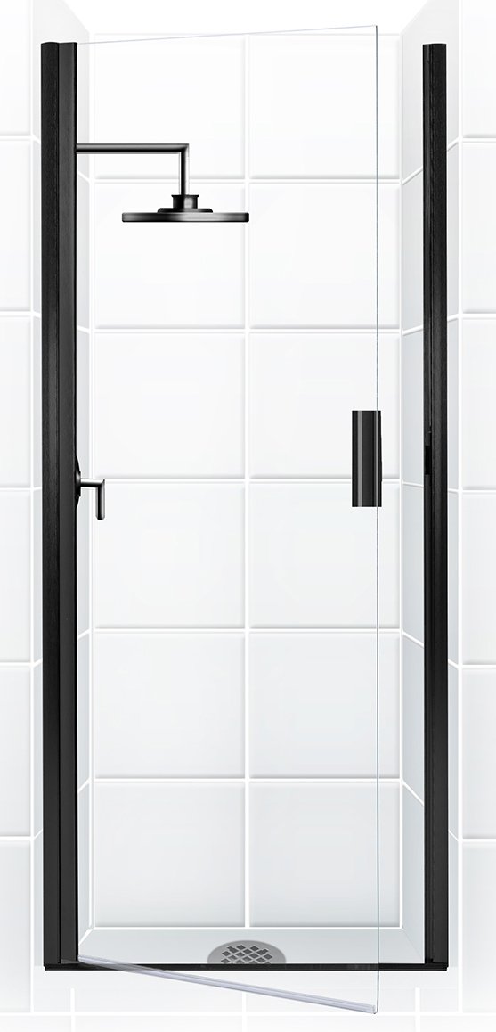 Coastal Shower Doors Paragon Series SemiFrameless Continuous Hinge