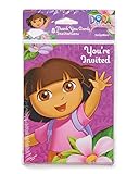 American Greetings Dora The Explorer Invite and Thank-You Combo Pack 8 Count Party Supplies Novelty