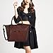Handbags for Women, ZMSnow Designer Large Ladies Crossbody Bags Tote Purses(Coffee)