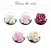 Newest trent 1Bouquet 5 Heads Artificial Peony Silk Flower Leaf Home Bridal Wedding Party Festival Bar Decor