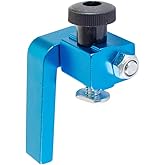 POWERTEC 2-1/4" Fence Flip Stop for Table Saw, Miter Saw, and Drill Press, T Track Accessories for Woodworking, 1PK (71135)