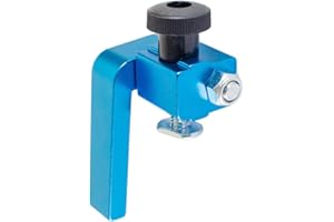 POWERTEC 2-1/4" Fence Flip Stop for Table Saw, Miter Saw, and Drill Press, T Track Accessories for Woodworking, 1PK (71135)