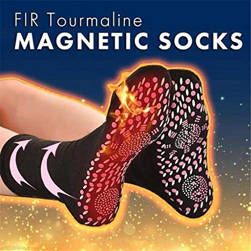 image for MIS1950s Tourmaline Massage Sock Self Heating Therapy Magnetic Socks U