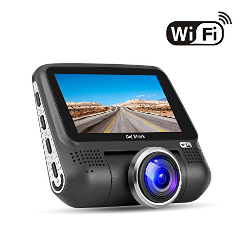 WiFi Dash Camera - 1080P Full HD Car DVR Dashcam 220 Degree Wide Angle Dash Camera for Cars, 3â€ LCD Dashboard Camera, Sony Sensor Car Driving Recorder with G-Sensor, Night Vision, WDR, Parking Mode