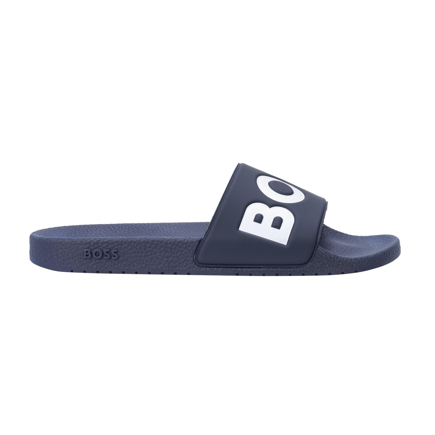 Photo 1 of SEE NOTES //:BOSS, Aryeh Slide Sandals, Dark Blue, 10