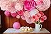 PINK PARTY KIT! 27 Pretty Pieces! Huge & Tiny Tissue Paper Flowers, Pom Poms, Lanterns, Honeycomb Balls, Fans. STYLIST Favorite! Celebration Decoration. So Cute.