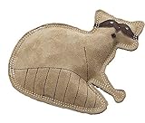Ethical Pet Dura-Fused 7.25-Inch Leather Dog Toy, Small, Raccoon